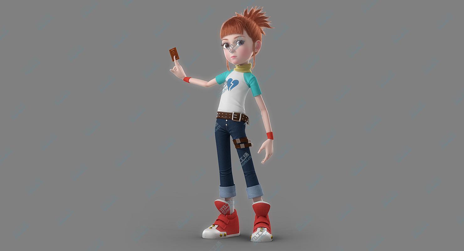 images/goods_img/2021040234/3D Cartoon Girl Rigged/1.jpg